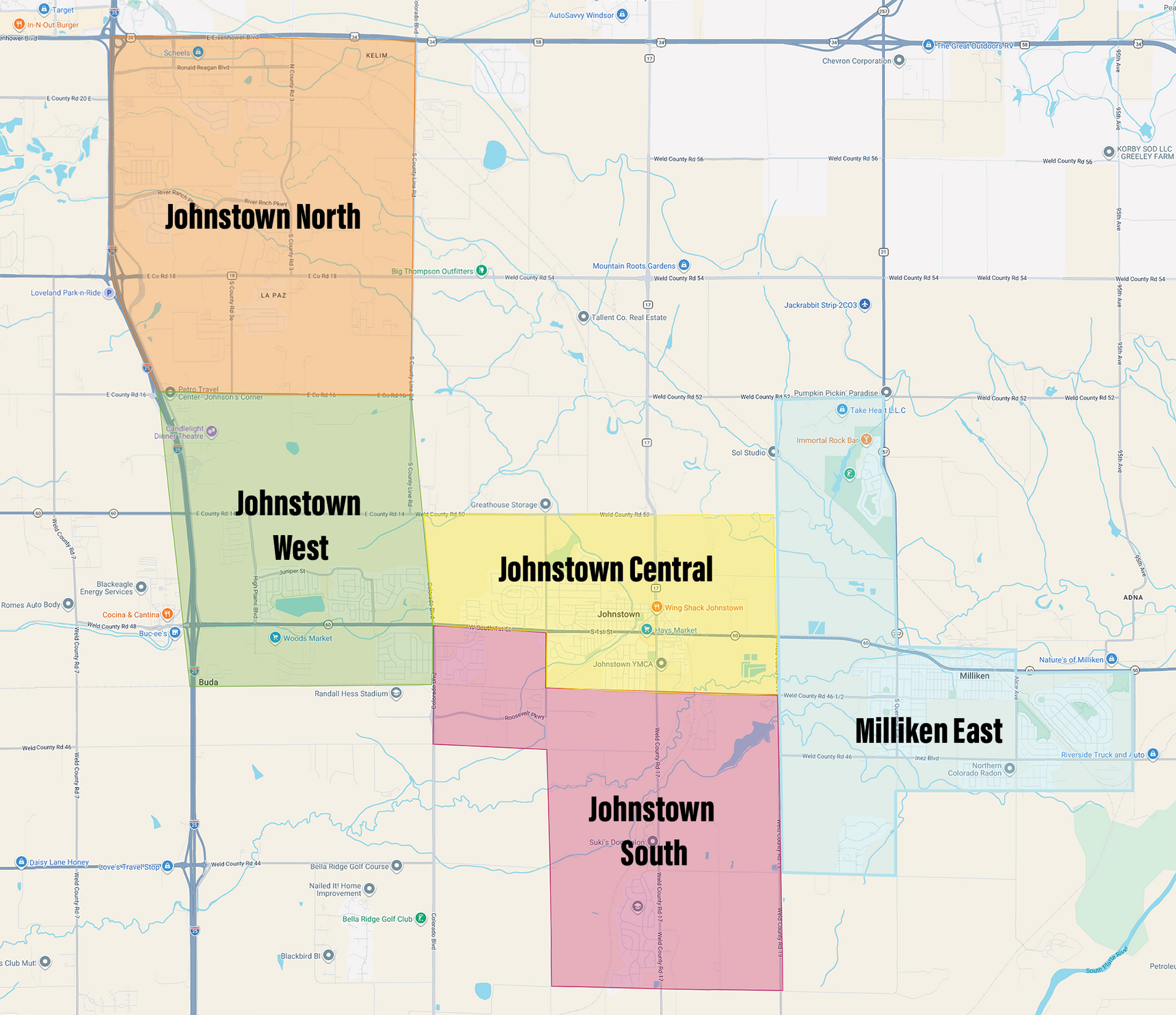 Central Loveland Delivery Area
