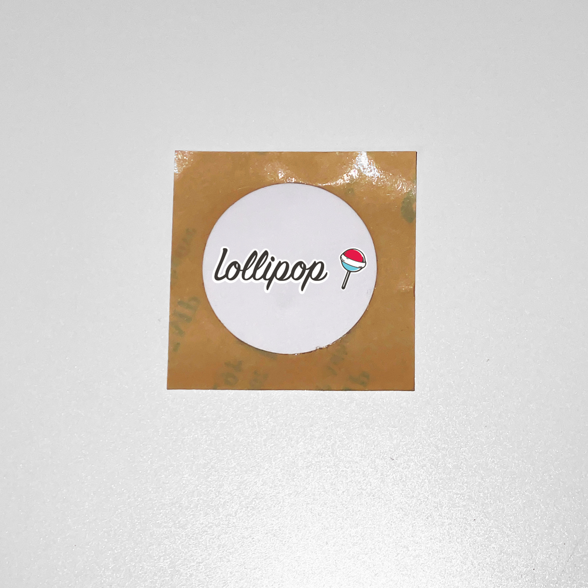 Lollipop Stick – 25mm Round PVC Sticker (5pcs)